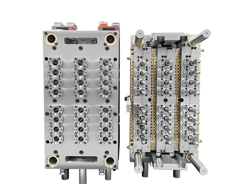 Multi-cavity injection mold