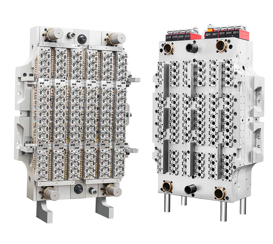 Multi-cavity injection mold