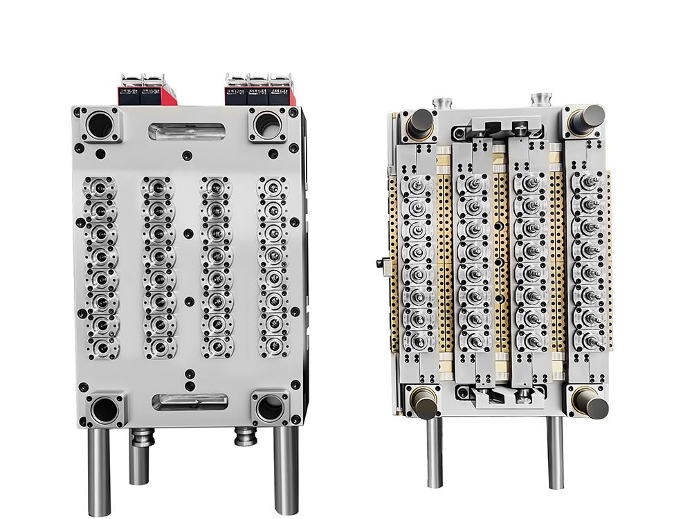 Multi-cavity injection mold