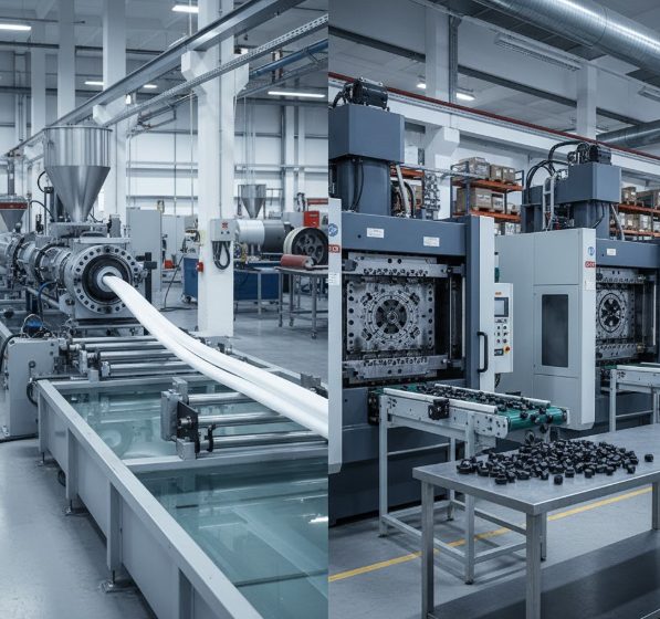 Extrusion vs injection moulding1