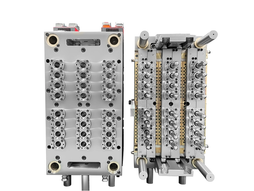 Multi-cavity injection mold