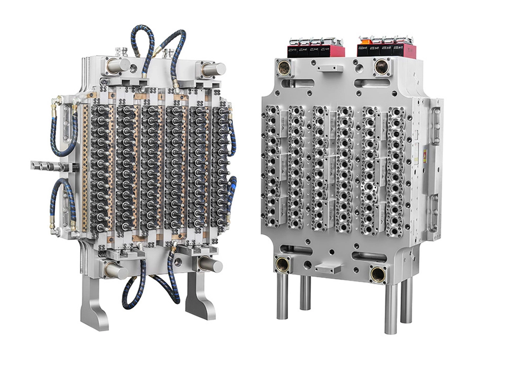 Multi-cavity injection mold