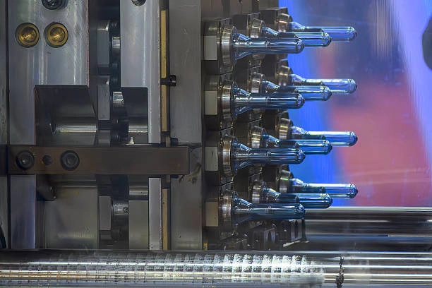 lightweight pet bottles on beverage production line